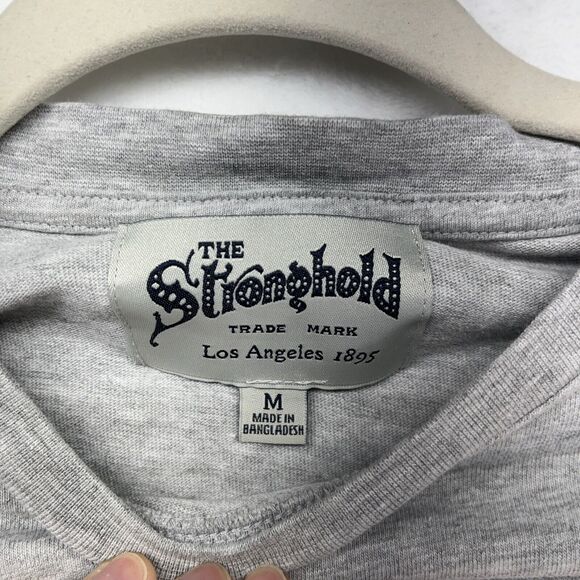 The Stronghold LA Tee Mens Sz Medium Gray 1895 Venice - Picture 4 of 7